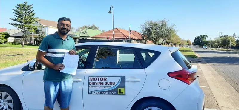 Motor Driving Guru learner moment 4