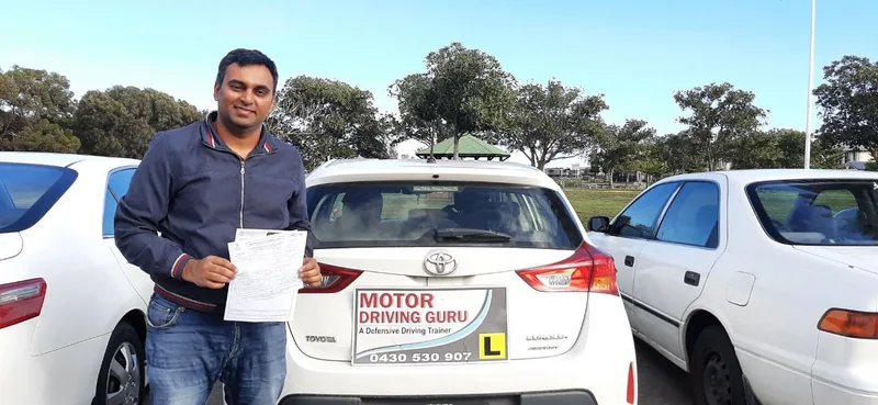 Motor Driving Guru learner moment 9